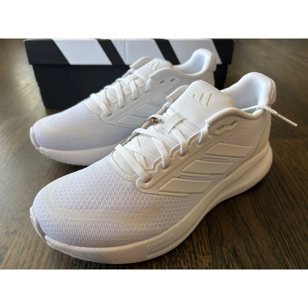 Adidas Runfalcon 5 W White Running Shoes IH7760 Womens Size 7 Sneaker
